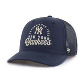 New York Yankees Pitstop Trucker Adjustable Hat - Navy | 47 brand