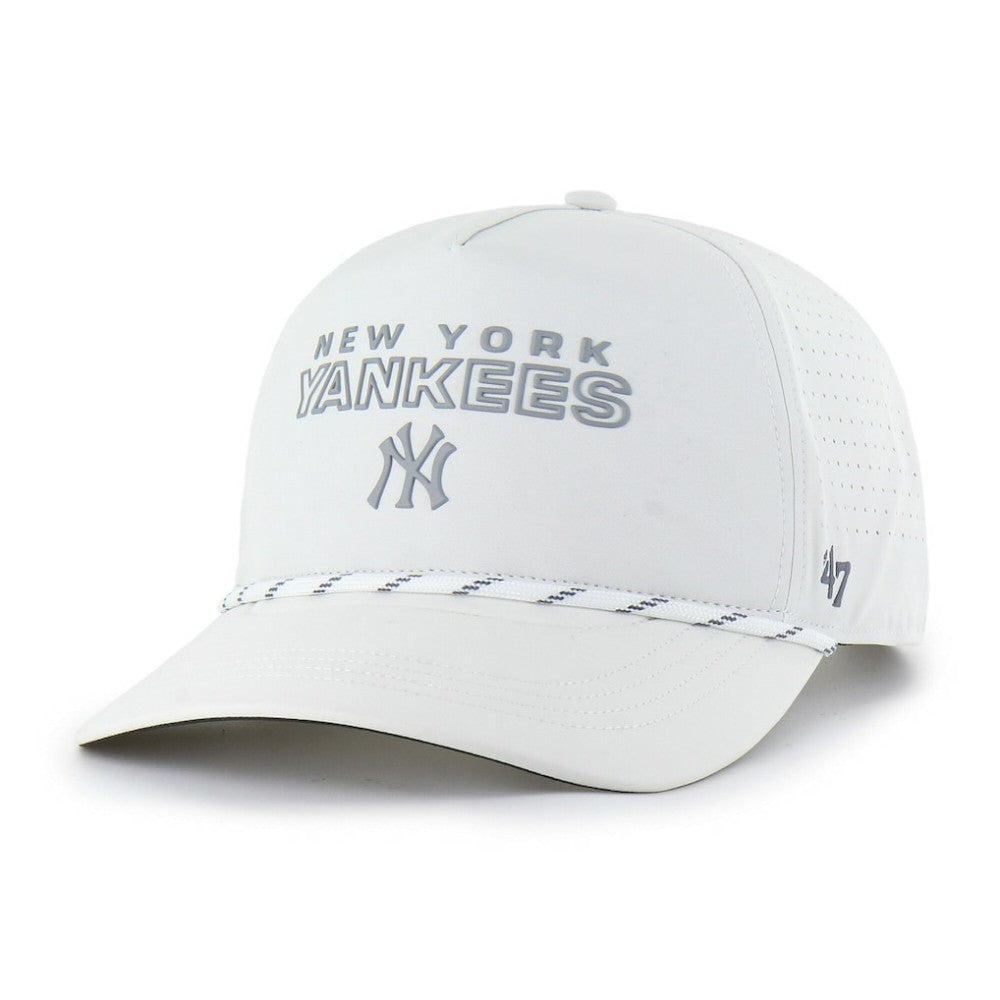 New York Yankees Forward Vault Hitch Adjustable Hat - White | 47 brand