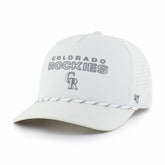 Colorado Rockies Forward Vault Hitch Adjustable Hat - White | 47 brand