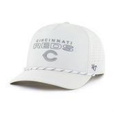 Cincinnati Reds Forward Vault Hitch Adjustable Hat - White | 47 brand