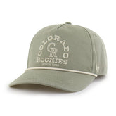 Colorado Rockies Canyon Ranchero Hitch Adjustable Hat - Olive | 47 brand