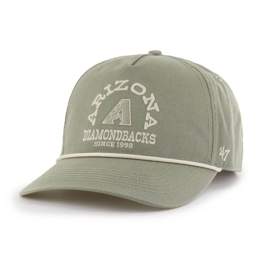 Arizona Diamondbacks Canyon Ranchero Hitch Adjustable Hat - Olive | 47 brand