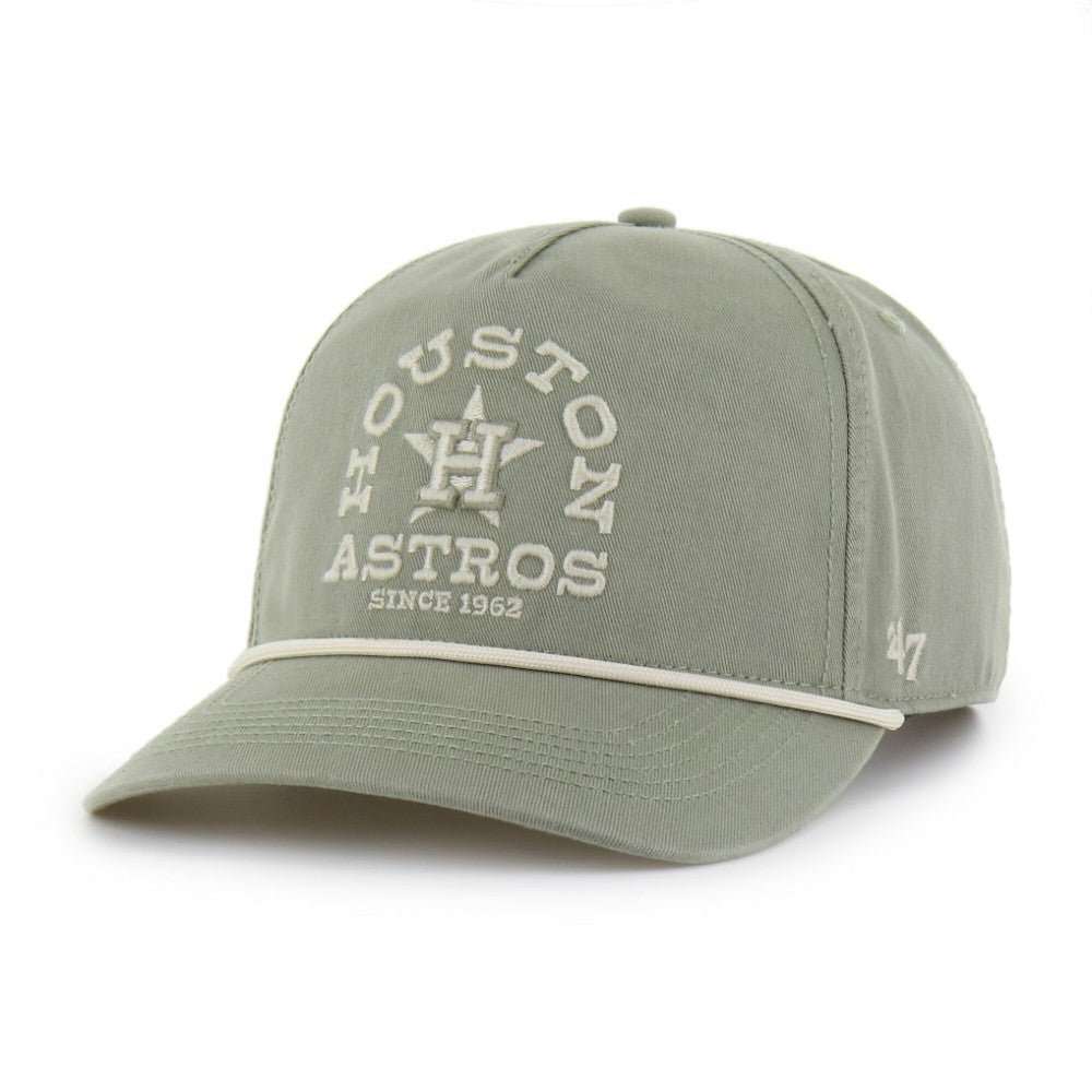 Houston Astros Canyon Ranchero Hitch Adjustable Hat - Olive | 47 brand