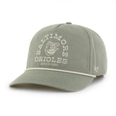 Baltimore Orioles Canyon Ranchero Hitch Adjustable Hat - Olive | 47 brand