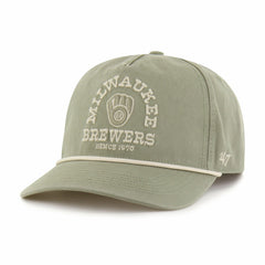 Milwaukee Brewers Canyon Ranchero Hitch Adjustable Hat - Olive | 47 brand