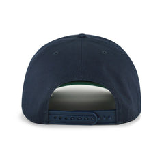 San Diego Padres Cooperstown Break Wood Suede Hitch Adjustable Hat - Navy/Brown | 47 brand