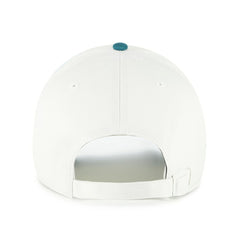 Tampa Bay Rays Contemporary Tonal Clean Up Adjustable Hat - White/Teal | 47 brand