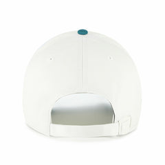 Athletics Contemporary Tonal Clean Up Adjustable Hat - White/Teal | 47 brand