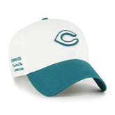 Cincinnati Reds Contemporary Tonal Clean Up Adjustable Hat - White/Teal | 47 brand