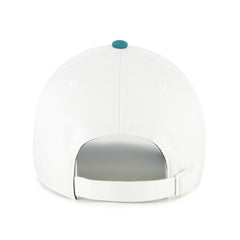 Cincinnati Reds Contemporary Tonal Clean Up Adjustable Hat - White/Teal | 47 brand