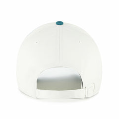 Kansas City Royals Contemporary Tonal Clean Up Adjustable Hat - White/Teal | 47 brand