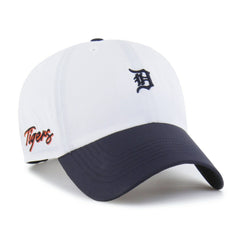 Detroit Tigers Vista Mini Clean Up brrr° Adjustable Hat - White/Navy | 47 brand