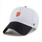 San Francisco Giants Vista Mini Clean Up brrr° Adjustable Hat - White/Black | 47 brand