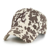 Atlanta Braves Women's Bessie Clean Up Adjustable Hat - Natural | 47 brand