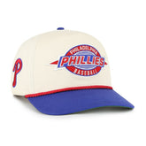 Philadelphia Phillies Youth Frame Out Hitch Adjustable Hat - Natural/Royal | 47 brand