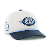 Tampa Bay Rays Youth Frame Out Hitch Adjustable Hat - Natural/Navy | 47 brand