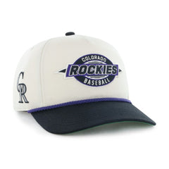 Colorado Rockies Youth Frame Out Hitch Adjustable Hat - Natural/Black | 47 brand