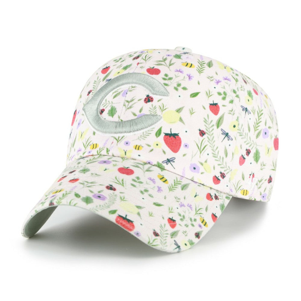 Cincinnati Reds Girls Youth Posey Clean Up Adjustable Hat - Light Pink | 47 brand