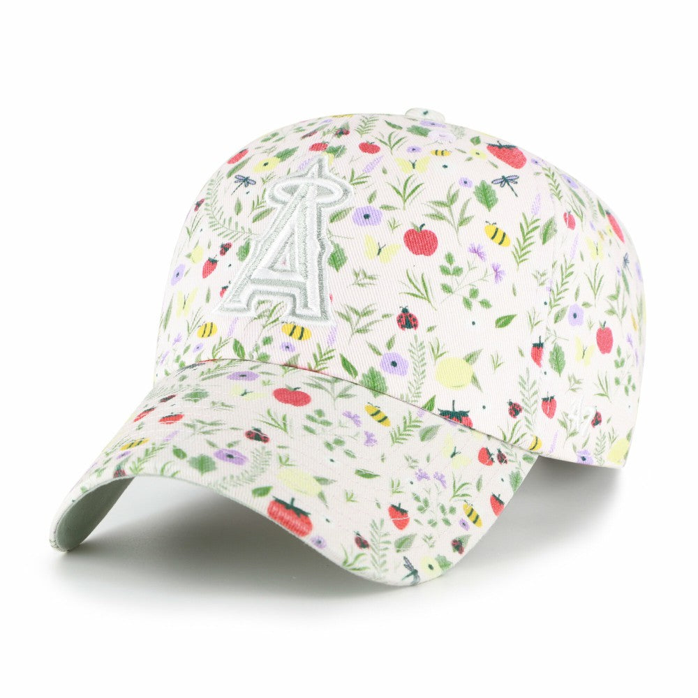 Los Angeles Angels Girls Youth Posey Clean Up Adjustable Hat - Light Pink | 47 brand