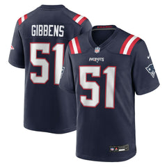 Jack Gibbens New England Patriots Team Game Jersey - Navy | Nike outlet