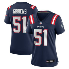 Jack Gibbens New England Patriots Women's Team Game Jersey - Navy | Nike discount