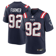 Joshua Farmer New England Patriots Team Game Jersey - Navy | Nike outlet