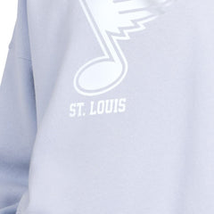 St. Louis Blues Starter Women's Boxy Cropped Sweatshirt Blue