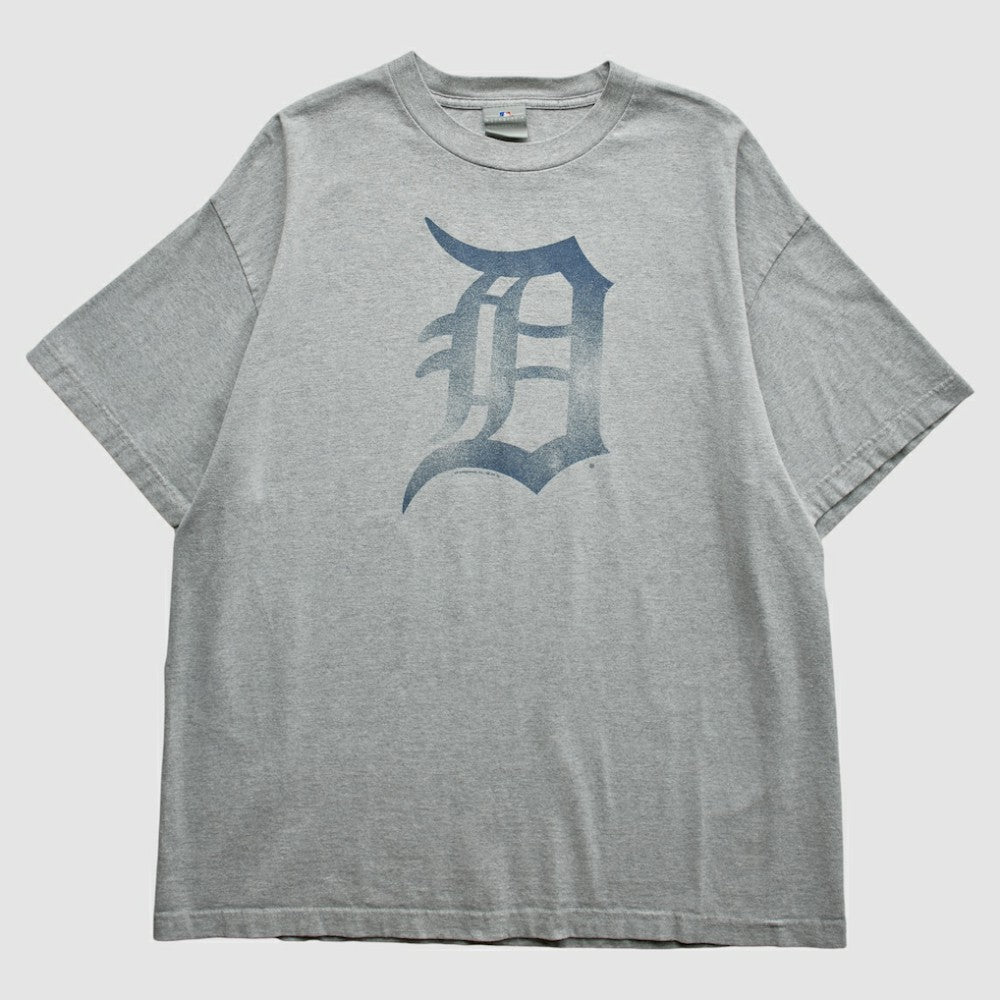 Detroit Tigers Genuine Merchandise 2000s T-Shirt - Gray Vintage