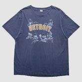 Detroit Tigers 2000s T-Shirt - Blue Vintage