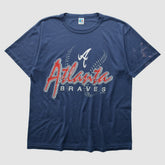 Atlanta Braves 1993 T-Shirt - Navy Vintage