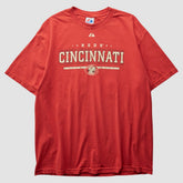 Cincinnati Reds Majestic 2000s T-Shirt - Red Vintage