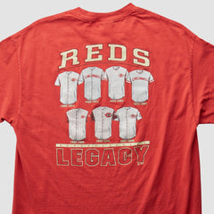 Cincinnati Reds Majestic 2000s T-Shirt - Red Vintage