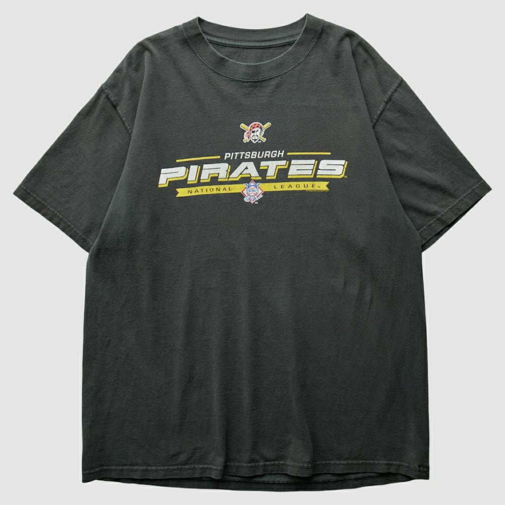 Pittsburgh Pirates 2000s T-Shirt - Black Vintage
