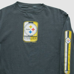 Pittsburgh Steelers VF Imagewear 2001 Pullover Sweatshirt - Gray Vintage sale