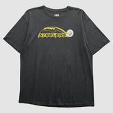 Pittsburgh Steelers 2010s T-Shirt - Black Vintage discount