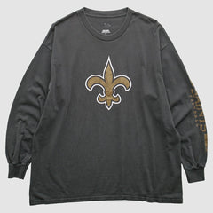 New Orleans Saints 2000s T-Shirt - Black Vintage for sale