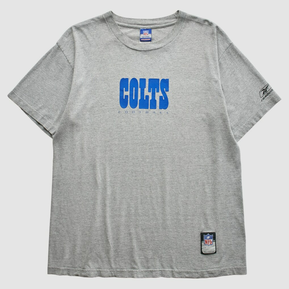 Indianapolis Colts Reebok 2000s T-Shirt - Gray Vintage on sale