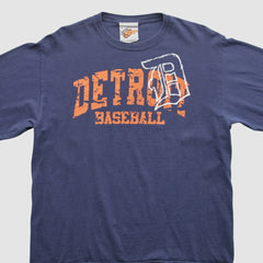 Detroit Tigers 2000s T-Shirt - Navy Vintage