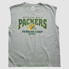 Green Bay Packers NFL 2003 T-Shirt - Heather Gray Vintage sale