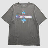 Chicago Cubs Majestic 2008 T-Shirt - Gray Vintage