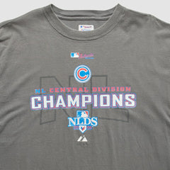 Chicago Cubs Majestic 2008 T-Shirt - Gray Vintage