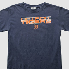 Detroit Tigers Lee Apparel 2000s T-Shirt - Navy Vintage