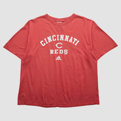 Cincinnati Reds Adidas 2010s T-Shirt - Red Vintage