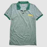 Green Bay Packers Majestic 90s Polo - Heather Gray Vintage outlet