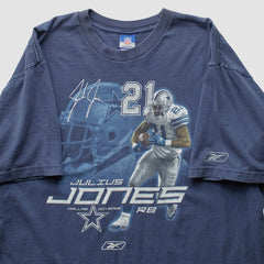 Dallas Cowboys Reebok 2000s T-Shirt - Navy Vintage for sale