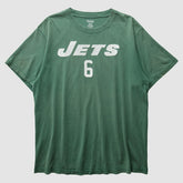 New York Jets Reebok 2009 T-Shirt - Green Vintage sale