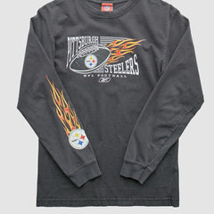 Pittsburgh Steelers NFL 2000s T-Shirt - Gray Vintage on sale