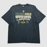 New Orleans Saints Reebok 2010 T-Shirt - Black Vintage cheap