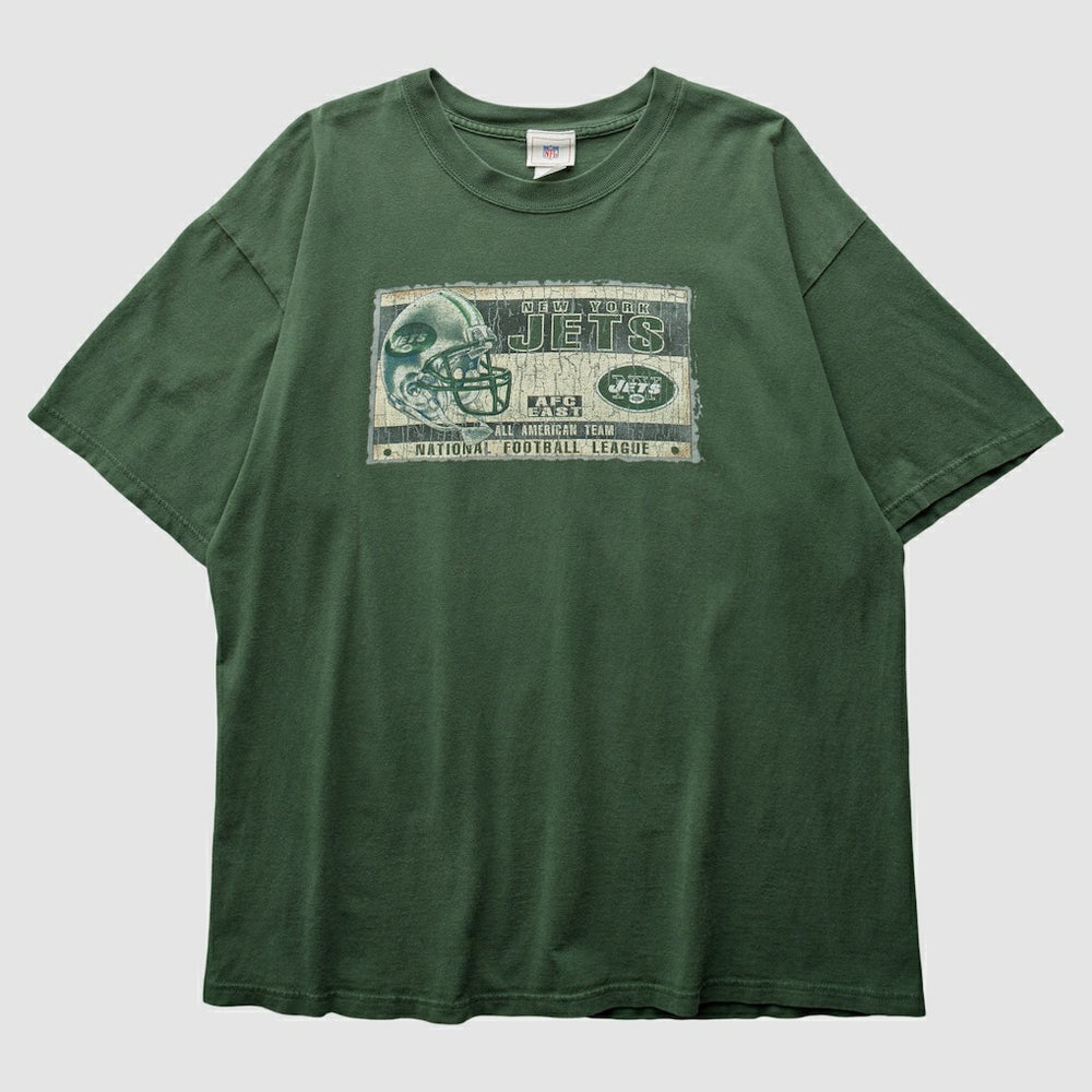 New York Jets NFL 2000s T-Shirt - Green Vintage discount