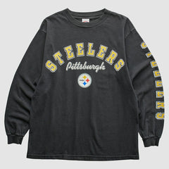Pittsburgh Steelers 2000s T-Shirt - Black Vintage on sale
